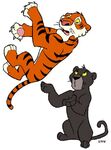 Shere Khan clipart with Bagheera