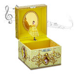 Belle Musical Jewelry Box inside