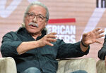 Edward James Olmos speaks at the PBS segment of the 2019 Summer TCA Tour.