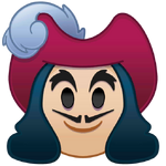 Captain Hook emoji for Disney Emoji Blitz