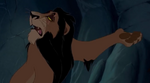 Scar telling the hyenas to eat Zazu