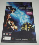 The haunted mansion video game ad