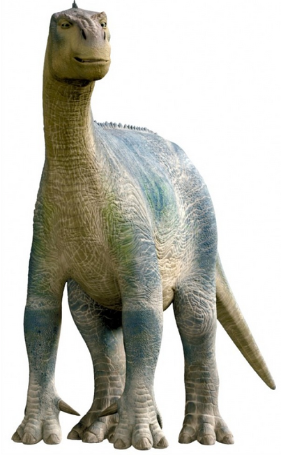 Um personagem do jogo o jogo é um dinossauro.
