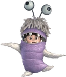 Boo in her monster costume