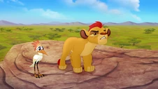 Kion is gefrustreerd 