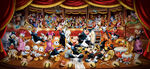 Disney Characters at mickey's orchestra