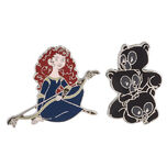 Disney Princess Pin - Merida and Brothers - 2 Pins