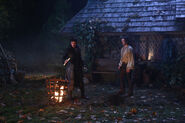 Once Upon a Time - 5x11 - Swan Song - Photography - Killian and Brennan Fire