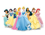 The 2001 design of the Original Eight Princesses.