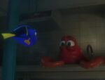 Dory conoce a Hank.