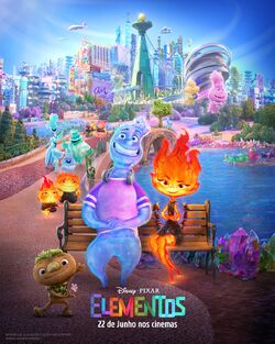 Walt Disney Studios - E direto da #D23Expo, temos pôster de #Elementos, da  Disney e Pixar. 🔥 💧 Em junho de 2023 nos cinemas.