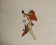 Production cel of Foxy Loxy.