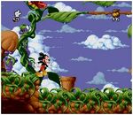 The "Mickey and the Beanstalk" level of Mickey Mania