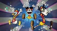 Mickey Donald Goofy Touchdown and Out