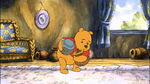 Winnie the Pooh is gathering honey pots