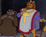 El Rey Ricardo junto con el Fraile Tuck.