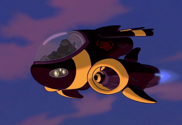 Lilo and stitch spaceship toy top