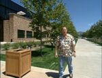 John Lasseter outside Pixar Headquarters in March 2000.