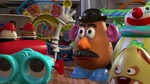 Mr. Potato Head pulls his arm off