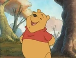 Pooh singing Hooray, Hooray