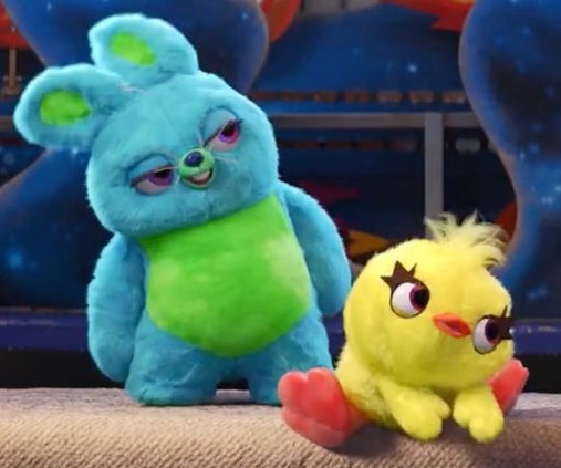 bunny and ducky from toy story 4