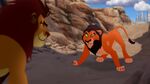 Scar about to kill the lion and the cobra.