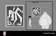 Big Hero 6 The Series props - Cubist Painting