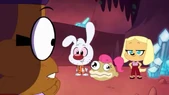 Cameo appearance alongside Mr. Whiskers and Clamantha in the Chibiverse episode "Journey to the Center of the Chibiverse".