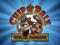 The logo for Chip 'n Dale Rescue Rangers.
