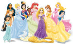 Disney Princesses Wearing Tiaras