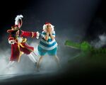 Hook, Smee and the Crocodile in Disney on Ice.
