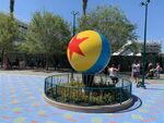 Pixar Ball at Disneyland parking lot