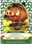 Pumbaa's Sorcerers of the Magic Kingdom spell card.