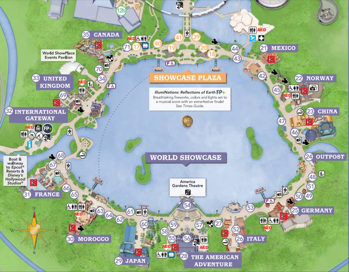 epcot future world map