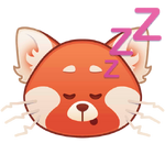 Disney Emoji Blitz - Red Panda Mei - Sleeping Variation
