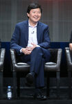 Ken Jeong speaks at the Dr. Ken panel at the 2015 Summer TCA Tour.
