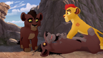 Kion conoce a Kovu