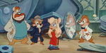 Chip and Dale as spies along with Gadget, Monty and Zipper