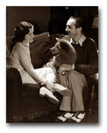 Walt with his wife, Lillian Disney.