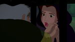 Belle asks her father who imprisoned him