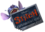 Stitch in the title screen