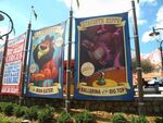 Lambert on left poster in Storybook Circus at Magic Kingdom