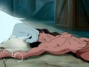 Mangani healing Tarzan