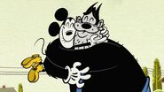 Mickey and Pete hug