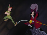 Peter Pan with Captian Hook