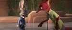 After pointing out the fox repellent, Nick ask Judy if she sees him as a savage predator