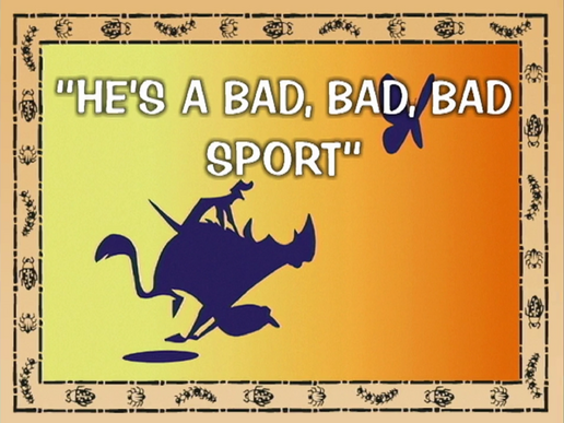 Bad sport