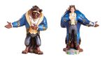 Beast and Prince double sided figurine