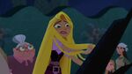 Rapunzel’s hair no longer reacts to the rocks