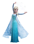 Elsa render making snow